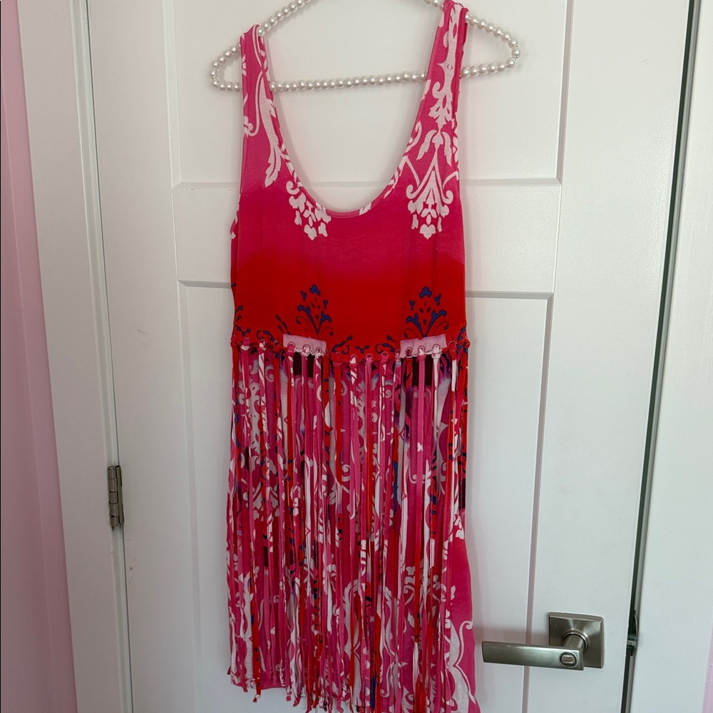 Bebe Fringe Dress